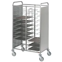 Échelle à plateaux professionnelle inox 2 x 12 niveaux 950x600x1830 mm - diamond - cv24/12 - Diamond - CV24/12 Échelle à plateaux professionnelle inox 2 x 12 niveaux 950x600x1830 mm - diamond - cv24/12 - Diamond - CV24/12