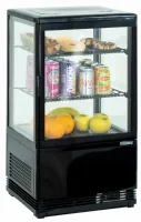 Vitrine comptoir présentation Mini réfrigéré positive 58L Noire - Casselin - CVR58LN Vitrine comptoir présentation Mini réfrigéré positive 58L Noire - Casselin - CVR58LN