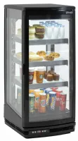 Armoire réfrigérée Mini vitrine 93 L Noire positive 3 étagères en verre 429x458x1004 mm - Casselin - CVR93L Armoire réfrigérée Mini vitrine 93 L Noire positive 3 étagères en verre 429x458x1004 mm - Casselin - CVR93L