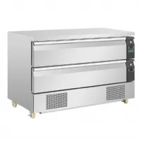 Soubassement réfrigéré double température 2 tiroirs 265 L - Polar - DA997 Soubassement réfrigéré double température 2 tiroirs 265 L - Polar - DA997