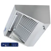 Hotte murale avec moteur, éclairage et régulateur de vitesse, 1000x1100 mm - virtus - daa0210 - Virtus group - DAA0210