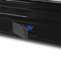 Photo 3 - Arrière bar 1 porte vitrée positif noir 115 l +2 à +10 °c - tefcold - db126h - Tefcold - DB126H