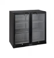 Arrière de bar avec 2 porte vitrée - 184 L - positive - Tefcold - DB202H