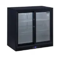 Arrière de bar avec 2 porte battantes vitrée - 187 L - positive - Tefcold - DB202S Arrière de bar avec 2 porte battantes vitrée - 187 L - positive - Tefcold - DB202S