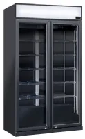 Armoire à boissons réfrigérée 2 portes vitrées noire 805 L +1/+10°C - Coolhead - DC 1050CB Armoire à boissons réfrigérée 2 portes vitrées noire 805 L +1/+10°C - Coolhead - DC 1050CB