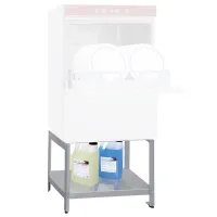 Photo 3 - Pack lave-vaisselle professionnel panier 500x500 mm avec pompe de vidange + soubassement - dfe8/6_bd/f-s - diamond promo - Diamond promo - DFE8/6_BD/F-S