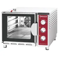 Four professionnel électrique vapeur-convection commandes mécaniques auto-nettoyage GN 2/3 - Diamond Promo - DFV-423/S