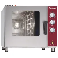 Four professionnel vapeur convection Triphasé mécanique GN 1/1 - Diamond Promo - DFV-511/P