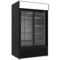 Vitrine réfrigérée positive 2 portes coulissantes noire 1230 litres - Diamond Promo - DRK12-CB Vitrine réfrigérée positive 2 portes coulissantes noire 1230 litres - Diamond Promo - DRK12-CB