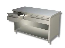 Meuble bas inox ouvert avec 4 tiroirs - ristopro - dstag4c 186 - Ristopro - DSTAG4C 186 Meuble bas inox ouvert avec 4 tiroirs - ristopro - dstag4c 186 - Ristopro - DSTAG4C 186