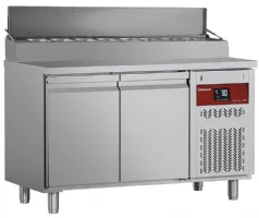 Table frigorifique professionnelle positive 2 portes gn 1/1 - 260l - diamond promo - dts-4/p9h2 - Diamond promo - DTS-4/P9H2
