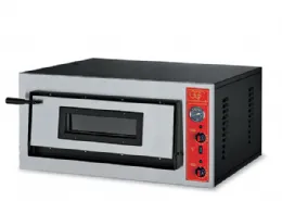 Four à pizza électrique professionnel monophasé ou triphasé 1 chambre 4 pizzas Ø 30 cm - GGF - E 4 Four à pizza électrique professionnel monophasé ou triphasé 1 chambre 4 pizzas Ø 30 cm - GGF - E 4