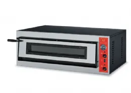 Four à pizza électrique professionnel monophasé ou triphasé 1 chambre 6 pizzas Ø 30 cm - GGF - E 6/60 Four à pizza électrique professionnel monophasé ou triphasé 1 chambre 6 pizzas Ø 30 cm - GGF - E 6/60