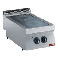 Cuisinière professionnelle vitrocéramique à poser triphasé 2 feux 4.4 kw - diamond - e17/2vc4t-n - Diamond - E17/2VC4T-N Cuisinière professionnelle vitrocéramique à poser triphasé 2 feux 4.4 kw - diamond - e17/2vc4t-n - Diamond - E17/2VC4T-N