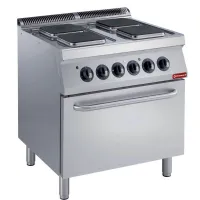 Fourneau professionnel Triphasé 4 feux 16,4 kW sur four - Diamond - E17/4PQF8-N Fourneau professionnel Triphasé 4 feux 16,4 kW sur four - Diamond - E17/4PQF8-N