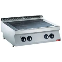 Cuisinière professionnelle vitrocéramique à poser triphasé 4 feux 8,8 kw - diamond - e17/4vc8t-n - Diamond - E17/4VC8T-N