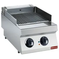 Grill professionnel à poser triphasé avec grille en U 400x700x250(320) mm - Diamond Promo - E17/GPLP1-HP Grill professionnel à poser triphasé avec grille en U 400x700x250(320) mm - Diamond Promo - E17/GPLP1-HP