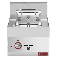 Friteuse professionnelle à poser triphasé 1 cuve 10 litres 7.5 kw - diamond promo - e65/f10-4t-n - Diamond promo - E65/F10-4T-N