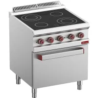 Fourneau professionnel vitrocéramique sur four 4 feux Triphasé 13,9 kW - Diamond - E7/4VCF7-N Fourneau professionnel vitrocéramique sur four 4 feux Triphasé 13,9 kW - Diamond - E7/4VCF7-N