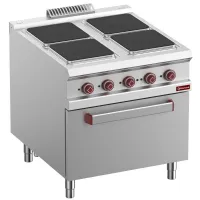 Plaque de cuisson professionnelle électrique sur four 4 plaques 19 kW - Diamond - E9/4PQF8-N Plaque de cuisson professionnelle électrique sur four 4 plaques 19 kW - Diamond - E9/4PQF8-N
