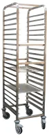 Échelle démontable inox GN 1/1 20 niveaux avec butées, 4 roulettes dont 2 freinées - l2g - ED1/120N Échelle démontable inox GN 1/1 20 niveaux avec butées, 4 roulettes dont 2 freinées - l2g - ED1/120N