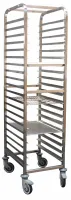 Échelle démontable inox GN 2/1 20 niveaux avec butées, 4 roulettes dont 2 freinées - l2g - ED2/120N Échelle démontable inox GN 2/1 20 niveaux avec butées, 4 roulettes dont 2 freinées - l2g - ED2/120N