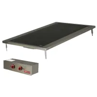 Cuisinière professionnelle électrique vitrocéramique 2 plaques 400x600 mm - Diamond - EDI/2VC4 - DIAMOND - EDI/2VC4