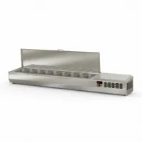 Saladette à Poser avec couvercle inox pour 9 bacs GN 1/4 positive - Coreco - EI200-T-1/4 Saladette à Poser avec couvercle inox pour 9 bacs GN 1/4 positive - Coreco - EI200-T-1/4