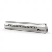 Saladette à Poser 11 GN 1/3 L température positive +2°C à +8°C - Coreco - EI250-1/3