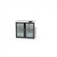 Arrière Bar 2 portes vitrées battantes 225 L positif - Coreco - ERH-250-LI