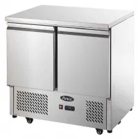 Table desserte réfrigérée MEUBLE COMPACT GN1/1 2 portes positive capacité 300 L - Atosa - ESL3801GR