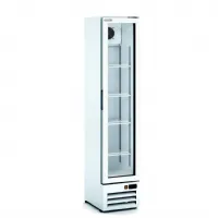 Armoire réfrigérée professionnelle 200 l 1 porte vitrée blanche - docriluc - evr-440 - Docriluc - EVR-440