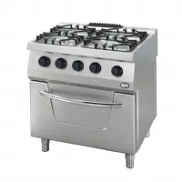 Fourneau profondeur 700 Triphasé 6 kW sur four - Afi-Collin-Lucy - F4G7FE80LS