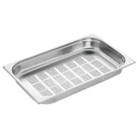 Bac GN perforé en inox, GN 1/1 h=65 mm - Virtus - FAA0041