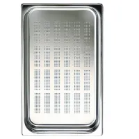 Bac GN perforé en inox, GN 1/1 h=100 mm - Virtus - FAA0049 Bac GN perforé en inox, GN 1/1 h=100 mm - Virtus - FAA0049