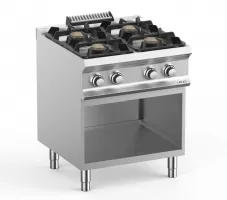Cuisinière professionnelle gaz 4 feux 28 kw - mbm - fb77axl - Mbm - FB77AXL