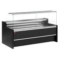 Comptoir vitrine réfrigéré professionnel noir positif avec réserve 1500 mm 1500x980x1275 mm - diamond promo - fc15/b5-vr2 - Diamond promo - FC15/B5-VR2 Comptoir vitrine réfrigéré professionnel noir positif avec réserve 1500 mm 1500x980x1275 mm - diamond promo - fc15/b5-vr2 - Diamond promo - FC15/B5-VR2