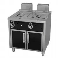 Friteuse cuisine pro profondeur 750 monophasé 2 cuves 12+12 l 18000 kw - hr fainca - fdg12l12l750e - Hr fainca - FDG12L12L750E
