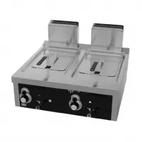 Friteuse cuisine pro profondeur 750 monophasé 2 cuves 12+12 l 18000 kw - hr fainca - fdg12l12l750s - Hr fainca - FDG12L12L750S