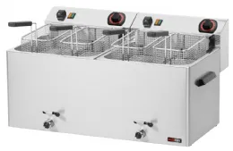 Friteuse A poser petite capacité triphasé 11 L 2 paniers - Redfox - FE 1010 TD Friteuse A poser petite capacité triphasé 11 L 2 paniers - Redfox - FE 1010 TD