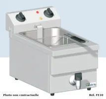 Friteuse à poser petite capacité Monophasé 2 x 10 L - Afi-Collin-Lucy - FE102 Friteuse à poser petite capacité Monophasé 2 x 10 L - Afi-Collin-Lucy - FE102