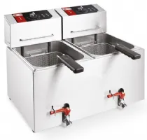 Friteuse professionnelle triphasé 2 cuves - sofraca - fe7l2-400vt - Sofraca - FE7L2-400VT Friteuse professionnelle triphasé 2 cuves - sofraca - fe7l2-400vt - Sofraca - FE7L2-400VT