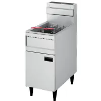 Friteuse professionnelle gaz, 23 cuve 23 litres, 2 paniers - Diamond - FGHR-23/N Friteuse professionnelle gaz, 23 cuve 23 litres, 2 paniers - Diamond - FGHR-23/N