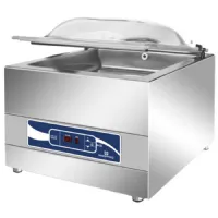 Machine Sous Vide à cloche, soudure 350 mm, 10 m³/h, 460x520x420 mm - Virtus - FGZ0045