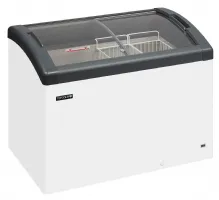 Congélateur bahut couvercle vitré de crème glacée 2 couvercles coulissants - Tefcold - FOCUS 106 Congélateur bahut couvercle vitré de crème glacée 2 couvercles coulissants - Tefcold - FOCUS 106