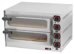 Petits four à pizza pro monophasé 2 pizza 35cm - Redfox - FP 67 R Petits four à pizza pro monophasé 2 pizza 35cm - Redfox - FP 67 R