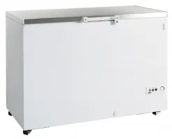 Congélateur bahut couvercle pleins de crème glacée 1 couvercle inox plein - Tefcold - FR405S SL Congélateur bahut couvercle pleins de crème glacée 1 couvercle inox plein - Tefcold - FR405S SL