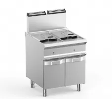 Friteuse professionnelle gaz 2 cuves 14+14 l 25 kw - mbm - frg77a - Mbm - FRG77A Friteuse professionnelle gaz 2 cuves 14+14 l 25 kw - mbm - frg77a - Mbm - FRG77A