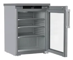 Réfrigérateur professionnel table-top inox porte vitrée +1 à +15 °C 93 L - Liebherr - FRTCVG 1511