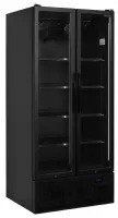 Vitrine réfrigérée noire 2 portes vitrées positive - Tefcold - FS890H BLACK Vitrine réfrigérée noire 2 portes vitrées positive - Tefcold - FS890H BLACK